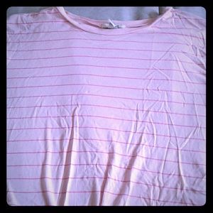 Pink striped shirt